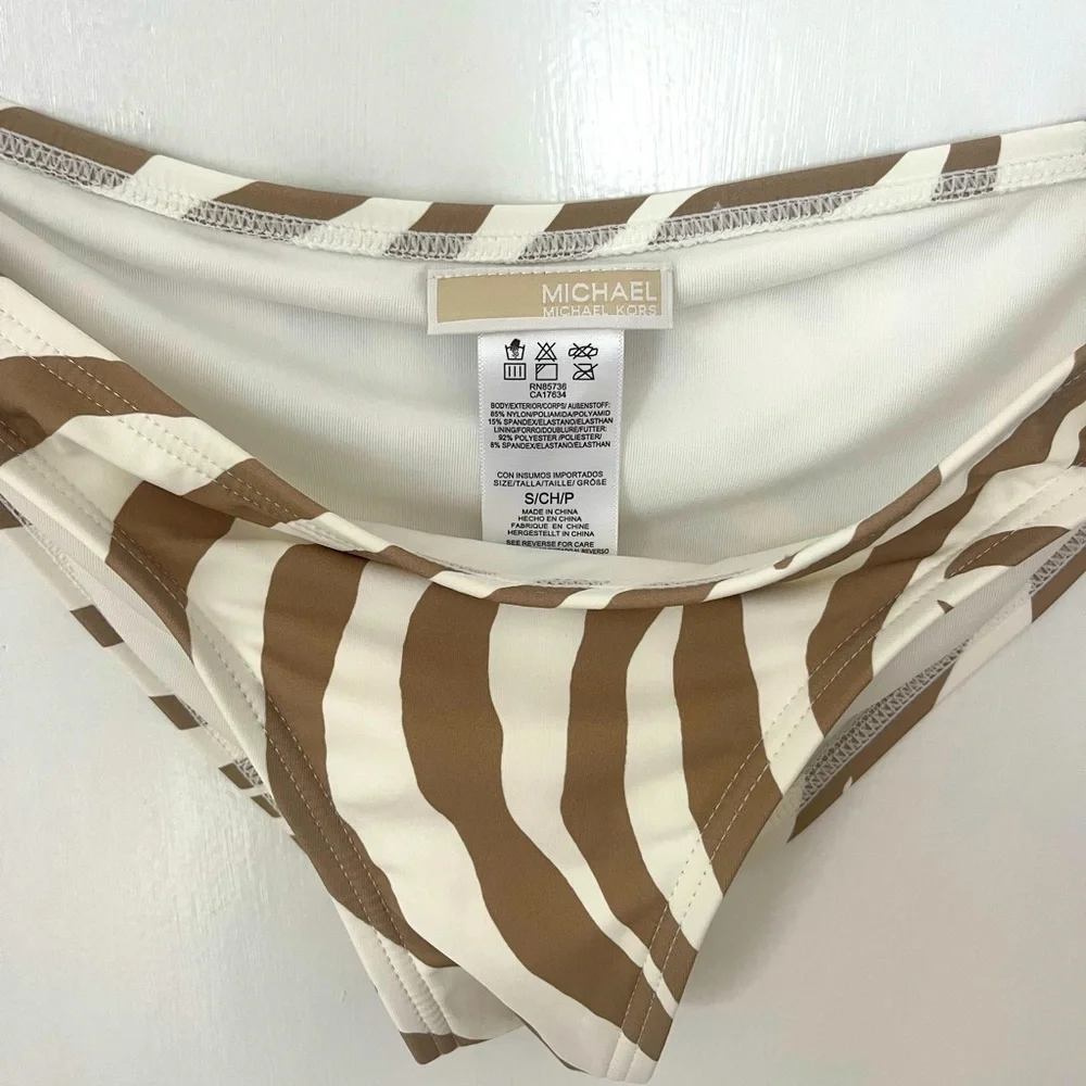 Michael Kors Zebra Print Bikini - Picture 2 of 4